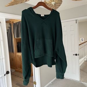 Aerie emerald green knit sweater